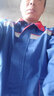 鸿赫加油站防静电春秋长袖工作服套装男劳保上衣外套装工厂汽修服定制 （经典款）防静电春秋 宝蓝 2XL /180套装 （建议160-170斤） 实拍图