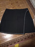 衣品饰卫秋季新款不规则a字裙女高腰半身裙a裙黑色裙子短裙夏装裙半裙春秋 裙子内衬 XL（适合116-124斤） 实拍图