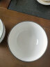 惠寻 京东自有品牌 8件套和风釉下彩千叶草陶瓷碗盘餐具套装 实拍图