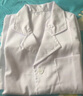烈焰战队医生用白大褂 男女夏季薄款短袖医院工作服护士服 学生化学实验服 短袖涤棉白大褂 185（建议170-185斤） 实拍图