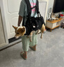wakytu狗狗胸背带大中小型犬病犬助行双肩背狗夏季透气防挣脱便携用品 黑色横背款【2XL码适用15-30斤】 实拍图