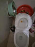 欧吉美  马桶盖通用坐便器盖子家用加厚盖板老式抽水马桶圈器配件缓降静音 豪华款O型（上装） 实拍图