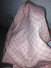 黄河口老粗布四件套纯棉全棉加厚纯色条纹方格被套床单四件套 家纺床上四件套 小格子藕粉色 1.8/2.0米床四件套/被套2.0*2.3 实拍图