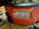 半球商用电饭锅老式食堂酒店饭店商业大容量10人以上不粘锅工地大排档大型加厚电饭煲 橙色23升加厚不粘胆45-55人（带蒸笼） 23L 实拍图