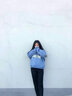 尚涛卫衣女宽松连帽2025加绒加厚学生女装新款时尚外套女上衣打底衫 粉色 M 建议60-80斤 实拍图