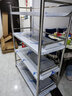 艾维曼置物架不锈钢货架层架厨房收纳架落地多层微波炉架子家用储物架 升级版加厚 长110宽50高150四层带围栏 实拍图