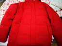 埃尔蒙特连帽加厚羽绒服男款保暖衣耐磨外套女防泼水冬季防风御寒 【城际系列】男士红色 L 实拍图