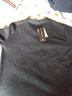 守约贤者秋冬季款男士纯色长袖t恤男V领韩版潮流秋衣宽松体恤衫加肥加大码 1183黑色加绒 2XL建议体重170-190斤 实拍图