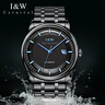 爱沃驰瑞士品牌IW手表男机械表防水超薄男士手表进口机芯全自动商务男表 全黑钢带/进口机芯+原装表带 实拍图