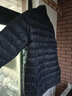 啄木鸟羽绒服男轻薄款秋冬季新款冬装男士外套男纯色大码上衣服男装袄子 1800黑色【立领款】 3XL 185 实拍图