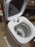 志高（CHIGO）脱水机甩干机甩干桶单脱脱水桶单脱水大容量公寓出租房家用不锈钢蓝光单缸单甩热烘干机 实拍图
