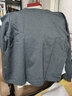 吉普（JEEP）长袖t恤男2025年秋冬新款男士商务休闲宽松棉质大码翻领男装上衣 灰色 5XL(建议211-230斤) 实拍图