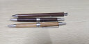 日本uni三菱圆珠笔SS-1015/1025天然百年木材笔杆油性笔0.7mm商务办公签字笔 SS-1025棕色 (细杆) 实拍图
