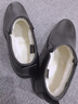 红蜻蜓男鞋冬季新款真皮加绒商务休闲皮鞋男羊毛保暖高帮男棉鞋爸爸棉鞋 黑色WTD41345加绒 40 实拍图