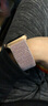 倾晨【销量5千+】适用苹果手表表带apple watch s11表带回环编织尼龙iwatch s10/9/8/7/6/5/4/se3表带 粉砂色 44/45/46/49mm表盘通用 实拍图