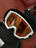 UVEX athletic滑雪镜 德国优维斯进口男女滑雪眼镜超清防雾可卡近视镜 LGL 增光镜 5505222130.白.S2 实拍图