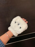 京堂京品 毛绒手套女冬季翻盖半指时尚写字开车棉女生保暖手套防寒毛线 实拍图