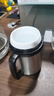 厨家暖 带盖水杯 负极磁化杯 礼品杯定制 不锈钢磁性杯子 450ml 450ml 实拍图