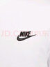 耐克(NIKE)春夏男短袖T恤 纯棉 运动休闲 经典简约 AR4999-101 白色S 实拍图