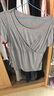 米度丽哺乳衣外出春夏大码T恤产后喂奶衣长袖月子服夏季哺乳装背心上衣 短袖-米白色  XL码 实拍图