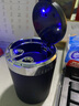 汽车烟灰缸车载 带LED灯带盖带灯夜光多功能创意车内车用烟灰缸专用烟灰缸个性耐高温彩灯装饰用品改装 福特翼虎锐界锐际福睿斯蒙迪欧新福克斯探险者领界翼博 黑色带车标款 实拍图