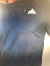 阿迪达斯 （adidas）t恤男士 2024夏季新款运动服休闲圆领半袖白色快干梭织透气短袖男 黑色/速干透气/三条纹 2XL 实拍图