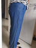 友家坊天丝牛仔裤女阔腿宽松夏季薄款冰丝老年裤子高腰休闲女阔脚牛仔裤 277深蓝色 4XL腰围2尺7 实拍图