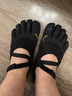 Vibram五指鞋女室内健身训练瑜伽舞蹈鞋普拉提五趾鞋透气休闲鞋VSOUL 黑色 正常尺码拍大一码 39 实拍图