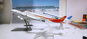 DOUBLE HORSES国航南航东航耐摔迷你玩具飞机模型空客380仿真合金客机场跑道 金色16CM功夫熊猫有轮子 实拍图