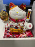 吉善缘电动摇手陶瓷招财猫店铺公司开业礼品办公室桌面摆件乔迁新居礼物 14寸财通四海（电动摇手） 实拍图