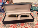 SAILOR写乐21K钢笔 PG大型平顶天冠11-2036/2037 双色金尖 练字钢笔【礼盒】 黒杆金夹双色尖2036 F 实拍图