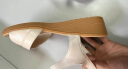 鹤恩品牌妈妈凉鞋女夏季真皮软底舒适中老年女鞋平底防滑中年老人鞋女 826米色【旗舰官方正品】 38 实拍图