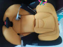 贝婴适德国儿童安全座椅0-12岁汽车用婴儿宝宝360度旋转i-Size认证 金盏黄【175°大躺角】 实拍图