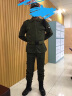 盾郎 迷彩服套装男女春秋工作服作训服体能训练套装保安服作战服耐磨战术服军绿长袖军迷服饰工装服汽修服 纯棉101军绿【上衣+下裤】 175/XL 实拍图