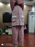 多妙屋儿童睡衣秋冬女童珊瑚绒套装法兰绒亲子家居服 99090粉色 160cm  实拍图