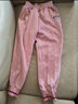 迪士尼（DISNEY）童装儿童女童加绒针织分割长裤时尚洋气裤子24冬DB441AA12紫120 实拍图