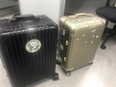 Slazenger史莱辛格铝镁合金行李箱20男商务旅游拉杆箱24英寸 26英寸旅行箱 黑色|氧化款 20英寸 实拍图