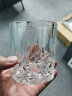 格娜斯威士忌酒杯家用欧式水晶玻璃洋酒杯酒吧创意钻石啤酒杯酒具套装 罗马款290ml 6支装 实拍图