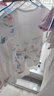 贝肽斯婴儿衣服夏季薄款连体衣宝宝后背网孔透气七分袖空调服睡衣 实拍图