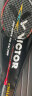 威克多VICTOR胜利羽毛球拍单拍 挑战者CHA-9500D羽拍 全碳素进攻型 鲜红色已穿线3U/4U随机 晒单实拍图