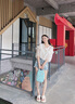 乐上（LEXON）双肩包女百搭时尚休闲学院风旅行通勤简约迷你小书包浅蓝色送女友 实拍图