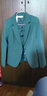 DGPZ小西装女商务休闲小DGPZ西服OL通勤短外套英伦风小西装YZH9506 绿色9506长 L 实拍图