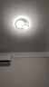 四季沐歌（MICOE） 照明轻奢客厅卧室吸顶灯具套餐led现代白色奶油风大气简约中山 64W 双圆//三色可调/φ40cm 实拍图