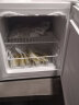 惠康（HICON）储奶小冰箱  急冻小冰柜迷你家用 单门小型冷冻单温柜 全冷冻母乳冰柜 普通款--冰柜40L-经典白（带冰篮） 实拍图