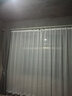 伊帘坊 加厚仿棉麻亚麻窗帘成品透光窗纱布纯色现代简约卧室客厅窗帘窗纱定制 3.5米宽*2.7米高挂钩式可改高度 实拍图