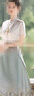 可茵（Keyin）马面裙全套连衣裙套装女装2025年夏季新款新中式国风改良汉服裙子 1147上衣+马面裙 L 实拍图