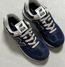 NEW BALANCE NB574官方休闲鞋男鞋女鞋网面鞋秋冬复古舒适透气百搭情侣运动鞋 深蓝色 ML574EVN 44 (脚长28cm) 实拍图