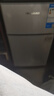 华宝小冰箱小型家用出租房用冷藏冷冻两用一级能效节能省电迷你宿舍寝室办公室二门电冰箱 万人推荐-48L银色-三天约一度电 实拍图