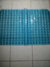 夏浪 浴室防滑垫 家用防滑按摩地垫脚垫 淋浴房卫生间隔水垫防水垫 透明蓝色 60x90cm(大号) 实拍图