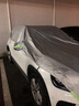 耀势汽车车衣车罩通用加厚车衣罩半罩车衣防雪遮冬季防晒遮阳罩厂家直 牛津银 SUV车4.5米-4.9米车 实拍图